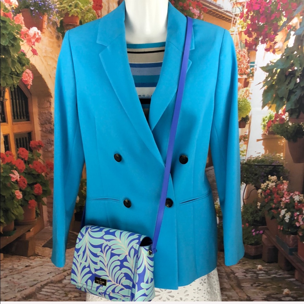 🦋NWT ASOS Tailored Pop Blue Blazer 🦋 - Picture 4 of 7